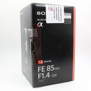 * OPEN BOX GOOD * Sony FE 85mm f/1.4 GM Lens at PROCAM | procam.com