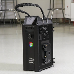 * OPEN BOX EXCELLENT * Aputure LS 600c PRO Light Storm RGBWW Point Light Source with Gold-Mount Battery Plate at PROCAM | procam.com