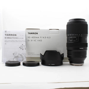 * OPEN BOX EXCELLENT * Tamron 50-400mm f/4.5-6.3 Di III VC VXD Lens for Sony E at PROCAM | procam.com