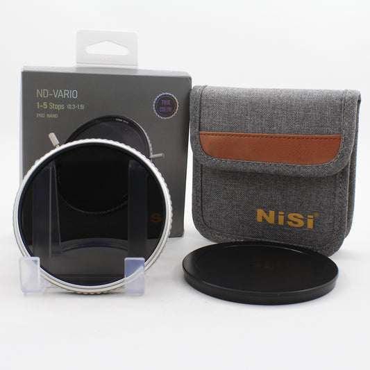 * OPEN BOX EXCELLENT * NiSi 95mm True Color ND-VARIO Pro Nano 1-5 Stop Variable Neutral Density Filter