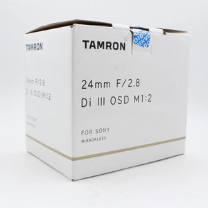 * OPEN BOX EXCELLENT * Tamron 24mm f/2.8 Di III OSD M 1:2 Lens for Sony E at PROCAM | procam.com