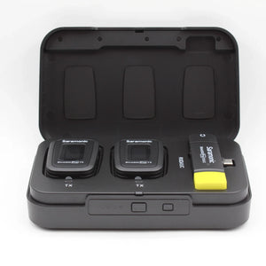 * OPEN BOX FAIR * Saramonic Blink 500 Pro B6 2-Person Digital Wireless Omni Lavalier Microphone System for USB Type-C Devices (2.4 GHz) at PROCAM | procam.com