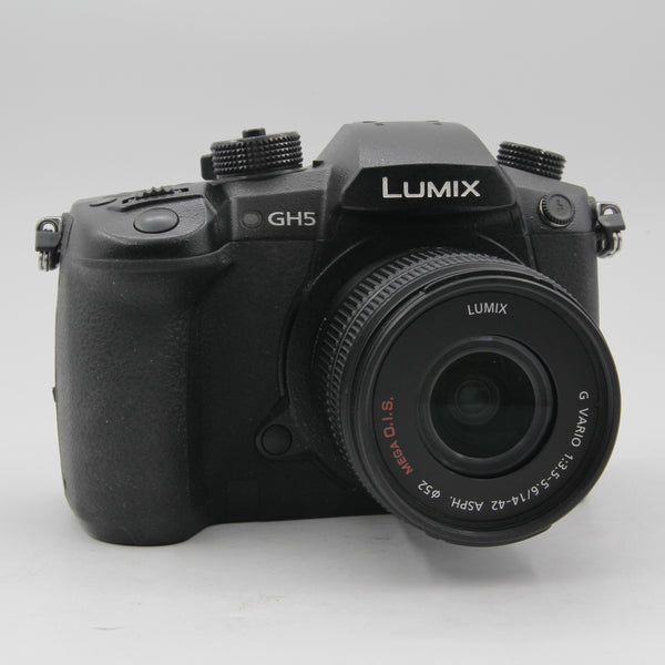 *** USED *** Panasonic Lumix DC-GH5 with  Lumix 14-42mm f/3.5-5.6 Mega OIS Lens SHUTTER 2705