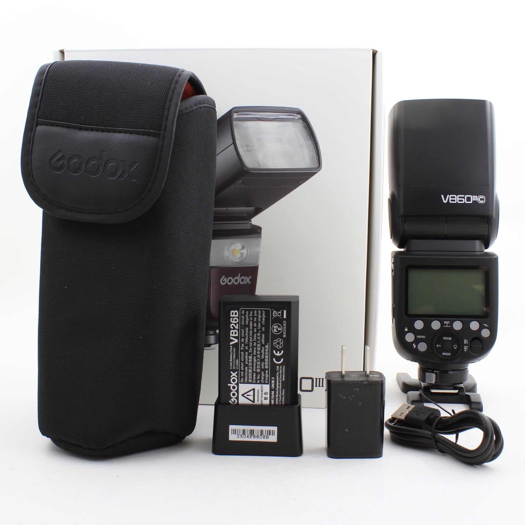 OPEN BOX EXCELLENT * Godox Ving V860III TTL Li-Ion Flash Kit for 