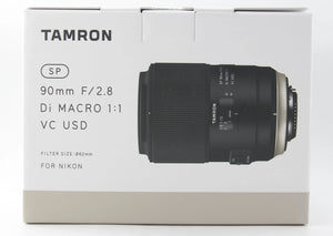 * DEMO * Tamron SP 90mm f/2.8 Di Macro 1:1 VC USD Lens for Nikon at PROCAM | procam.com