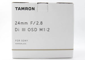 * FACTORY RECONDITIONED * Tamron 24mm F/2.8 Di III OSD M1:2 Lens for Sony at PROCAM | procam.com