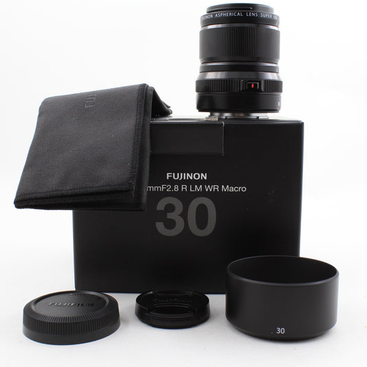 * OPEN BOX EXCELLENT * FUJIFILM XF 30mm f/2.8 R LM WR Macro Lens