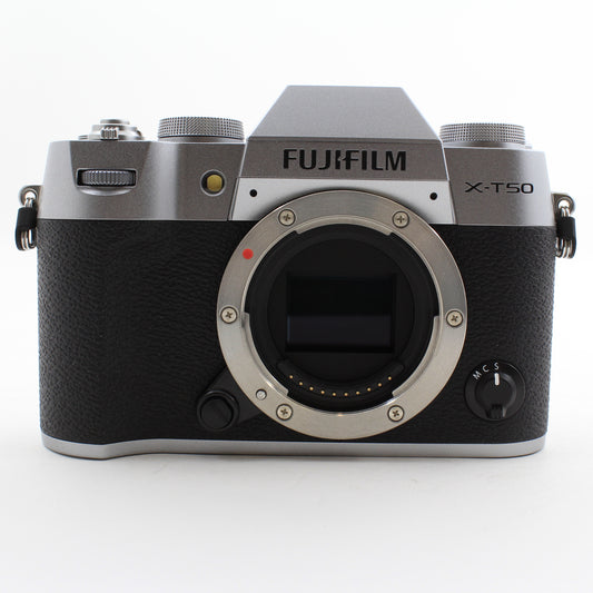 * OPEN BOX EXCELLENT * Fujifilm X-T50 Mirrorless Camera (Silver)