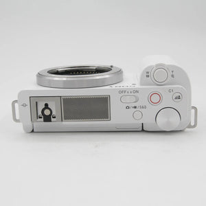 * OPEN BOX EXCELLENT * Sony ZV-E10 Mirrorless Camera (Body Only, White) at PROCAM | procam.com
