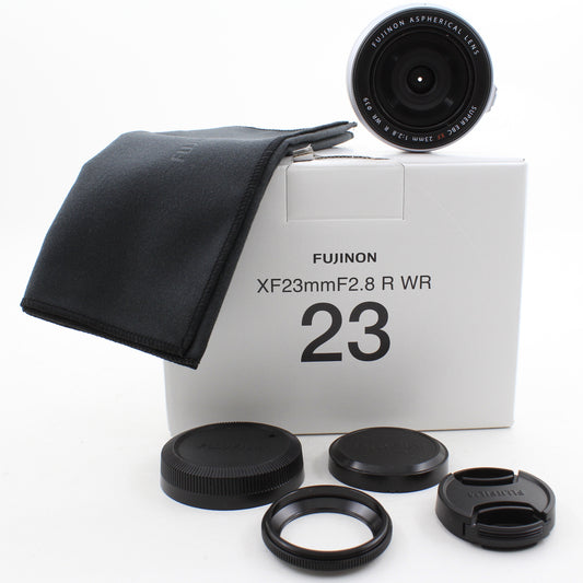 * OPEN BOX EXCELLENT * FUJIFILM XF 23mm f/2.8 R WR Pancake Lens (Silver)