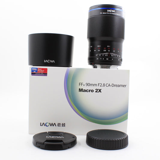 * OPEN BOX EXCELLENT * Laowa 90mm f/2.8 2x Ultra Macro APO Lens for Canon RF