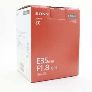 * OPEN BOX EXCELLENT * Sony E 35mm f/1.8 OSS Lens at PROCAM | procam.com