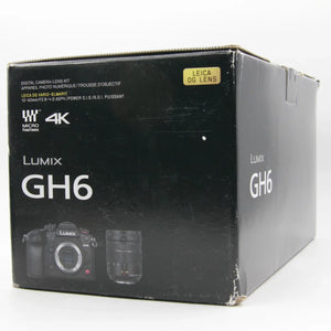 * OPEN BOX EXCELLENT * Panasonic Lumix GH6 Mirrorless Camera with 12-60mm f/2.8-4.0 Leica Lens at PROCAM | procam.com
