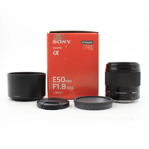 * OPEN BOX EXCELLENT * Sony E 50mm f/1.8 OSS Lens at PROCAM | procam.com