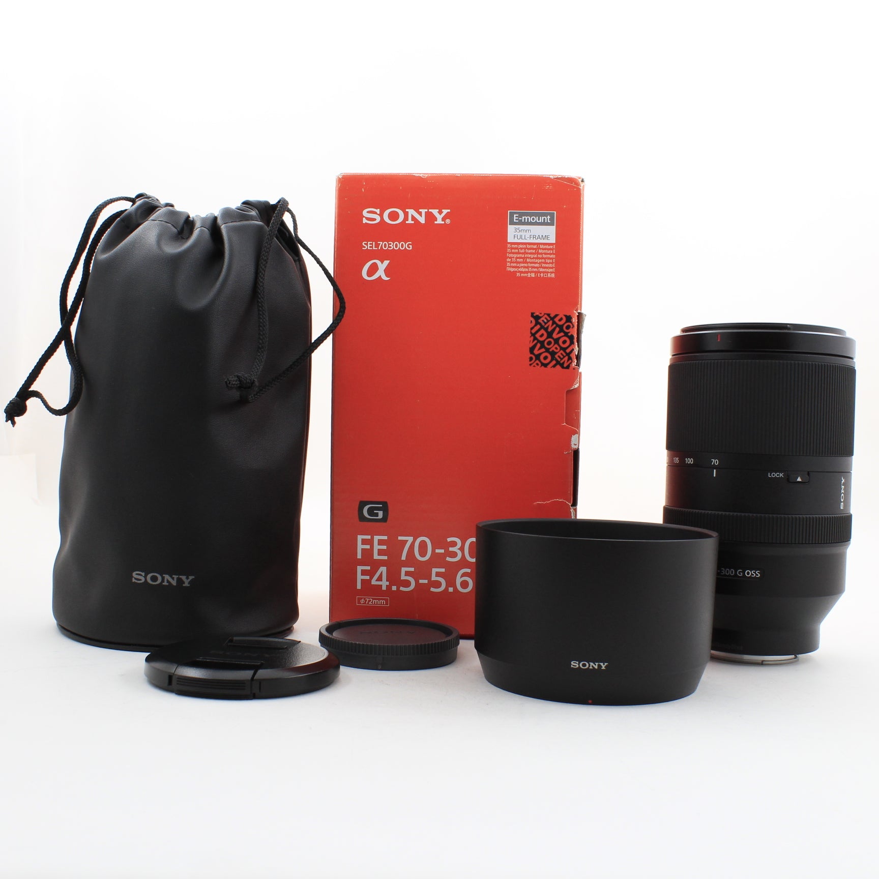 OPEN BOX EXCELLENT * Sony FE 70-300mm f/4.5-5.6 G OSS Lens at 