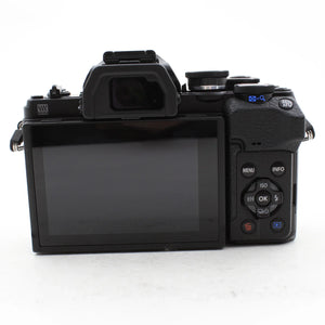 * USED * Olympus OM-D E-M10 Mark IV Black with ED 14-42mm f/3.5-5.6 EZ Kit Boxed at PROCAM | procam.com