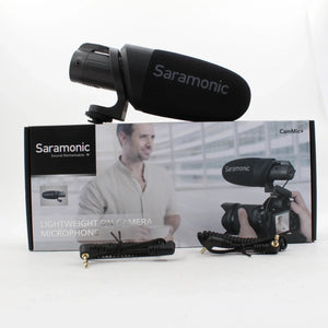 * OPEN BOX EXCELLENT * Saramonic CamMic+ Battery-Powered Camera-Mount Shotgun Microphone for DSLR Cameras and Smartphones at PROCAM | procam.com