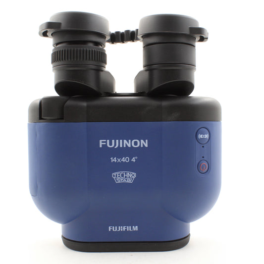 * OPEN BOX GOOD * Fujinon 14x40 TSX1440 Techno-Stabi Image-Stabilized Binoculars (Navy Blue)