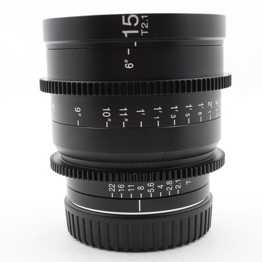 * OPEN BOX GOOD * Laowa 15mm T2.1 Zero-D Cine Lens for Canon RF