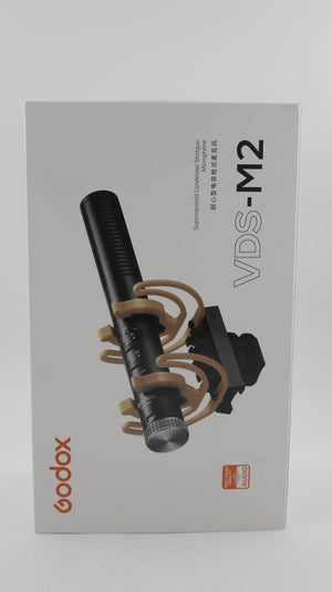 * DEMO * Godox VDS-M2 Supercardioid Camera-Mount Shotgun Microphone LIKE NEW at PROCAM | procam.com