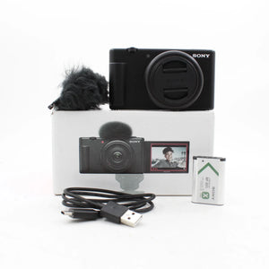 * OPEN BOX EXCELLENT * Sony ZV-1F Vlogging Camera (Black) at PROCAM | procam.com