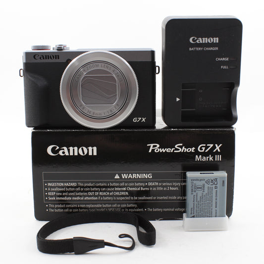 * OPEN BOX GOOD * Canon PowerShot G7 X Mark III Digital Camera (Silver)