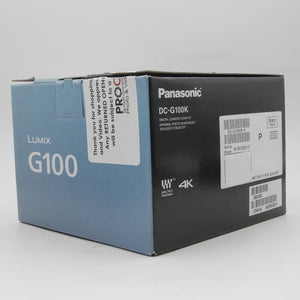 * OPEN BOX EXCELLENT * Panasonic Lumix DC-G100 Mirrorless Digital Camera with 12-32mm Lens at PROCAM | procam.com