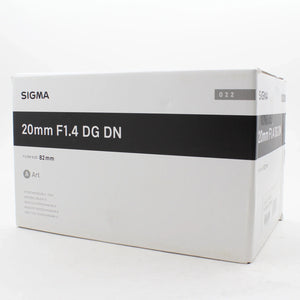 * OPEN BOX EXCELLENT * Sigma 20mm f/1.4 DG DN Art Lens for Sony E at PROCAM | procam.com