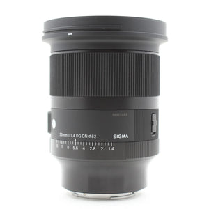 * OPEN BOX EXCELLENT * Sigma 20mm f/1.4 DG DN Art Lens for Sony E at PROCAM | procam.com