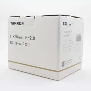 * OPEN BOX EXCELLENT * Tamron 11-20mm F/2.8 Di III-A RXD Lens for Sony E at PROCAM | procam.com