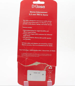 * OPEN BOX EXCELLENT * Hosa Stereo Mini Male to Stereo Mini Male Cable - 5' at PROCAM | procam.com