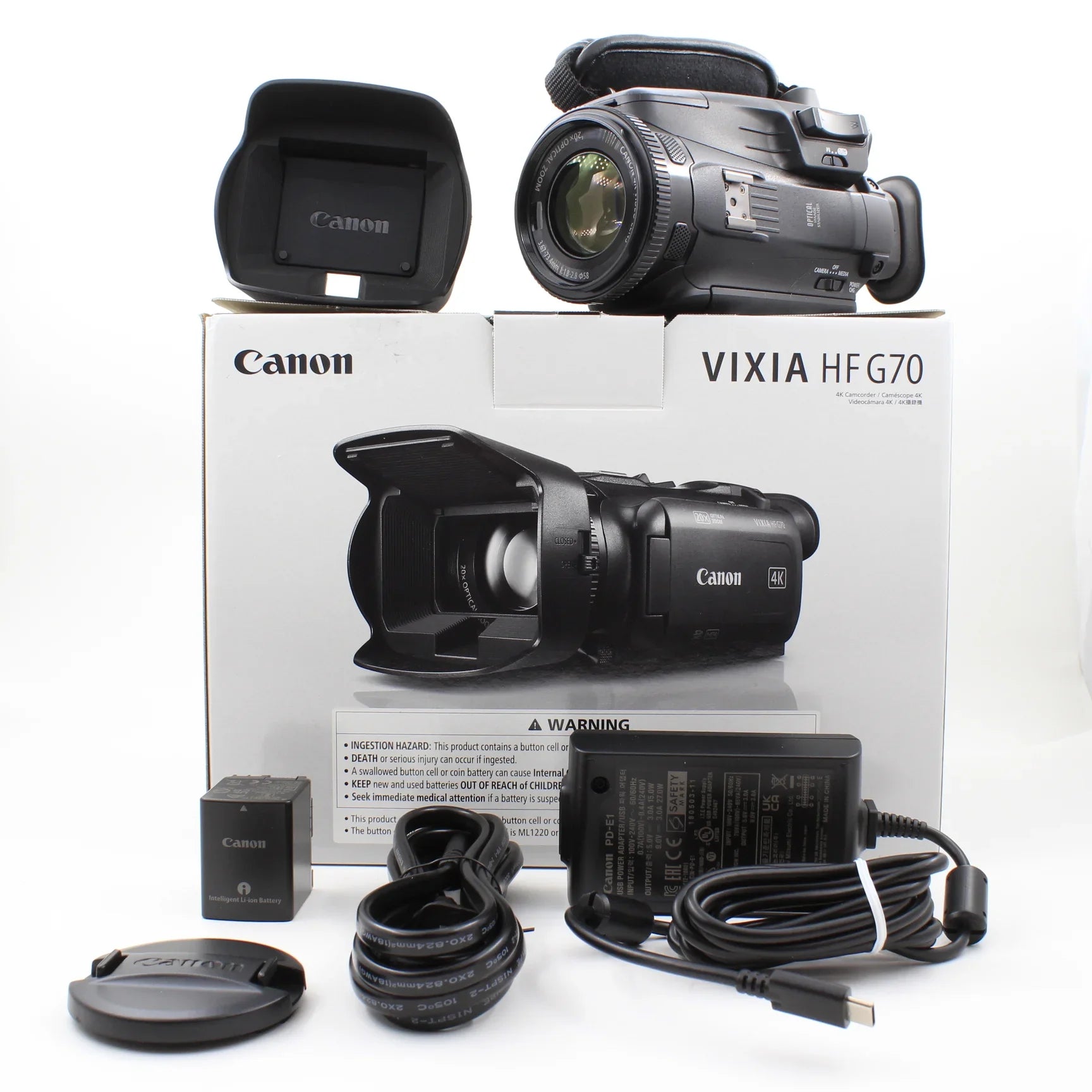 OPEN BOX GOOD * Canon Vixia HF G70 UHD 4K Camcorder at PROCAM