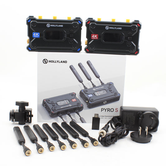 * OPEN BOX EXCELLENT * Hollyland Pyro S 4K HDMI/SDI Wireless Video Transmission System