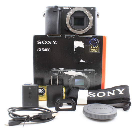 * OPEN BOX GOOD * Sony a6400 Mirrorless Digital Camera (Body Only)