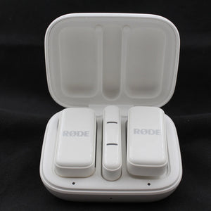 * OPEN BOX EXCELLENT * RODE Wireless Micro 2-Person Ultracompact Wireless Microphone System with USB-C Connector (2.4 GHz, White) at PROCAM | procam.com