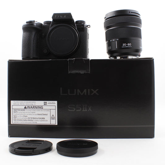 * OPEN BOX EXCELLENT * Panasonic Lumix S5 IIX Mirrorless Camera with S 20-60mm f/3.5-5.6 Lens