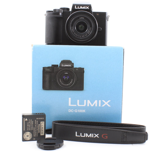 * OPEN BOX GOOD * Panasonic Lumix DC-G100 Mirrorless Digital Camera with 12-32mm Lens