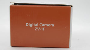 * OPEN BOX GOOD * Sony ZV-1F Vlogging Camera (White) at PROCAM | procam.com