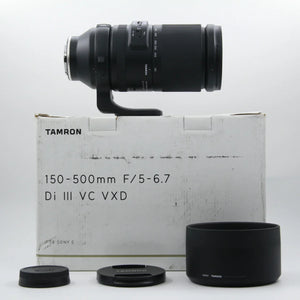 * OPEN BOX EXCELLENT * Tamron 150-500mm f/5-6.7 Di III VC VXD Lens for Sony E at PROCAM | procam.com