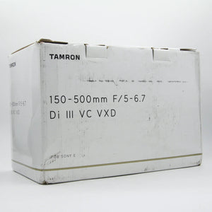 * OPEN BOX EXCELLENT * Tamron 150-500mm f/5-6.7 Di III VC VXD Lens for Sony E at PROCAM | procam.com