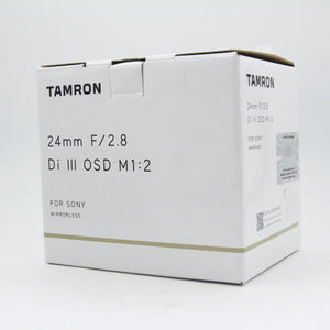 * OPEN BOX EXCELLENT * Tamron 24mm f/2.8 Di III OSD M 1:2 Lens for Sony E at PROCAM | procam.com