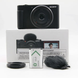 * OPEN BOX GOOD * Sony ZV-1F Vlogging Camera (Black) at PROCAM | procam.com