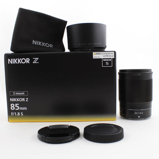 * OPEN BOX EXCELLENT * Nikon NIKKOR Z 85mm f/1.8 S Lens