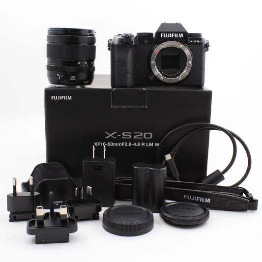 * OPEN BOX GOOD * FUJIFILM X-S20 Mirrorless Camera with XF 16-50mm f/2.8-4.8 Lens (Black)