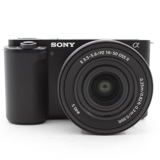 * OPEN BOX EXCELLENT * Sony ZV-E10 Mirrorless Camera with PZ 16-50mm f/3.5-5.6 OSS II Lens (Black)