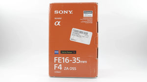 * OPEN BOX * Sony FE 16-35mm f/4 Vario-Tessar T* ZA OSS Lens at PROCAM | procam.com