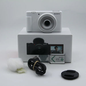 * OPEN BOX GOOD * Sony ZV-1F Vlogging Camera (White) at PROCAM | procam.com