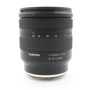 * OPEN BOX EXCELLENT * Tamron 11-20mm F/2.8 Di III-A RXD Lens for Sony E at PROCAM | procam.com