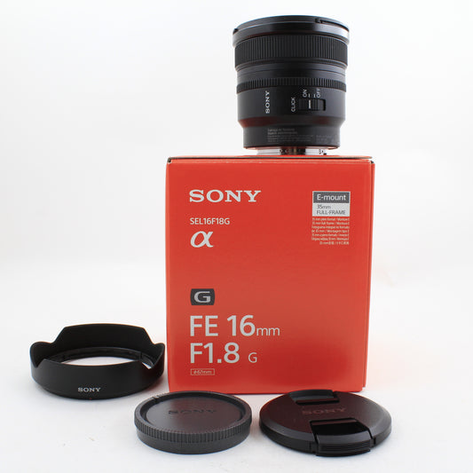 * OPEN BOX EXCELLENT * Sony FE 16mm f/1.8 G Lens