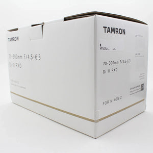 * OPEN BOX EXCELLENT * Tamron 70-300mm f/4.5-6.3 Di III RXD Lens for Nikon Z at PROCAM | procam.com